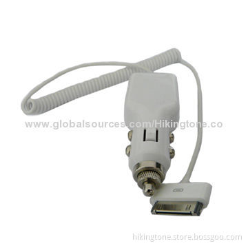 2.1A Car Charger for iPad, iPhone, with lightning micro connector